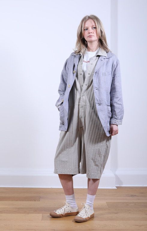 Half Sleeve & Shorts All-In-One Grey/Beige