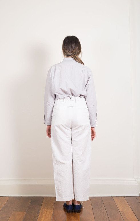 Waist Overalls Dusty White