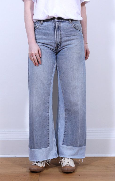 Reworked Culotte Vintage Indigo