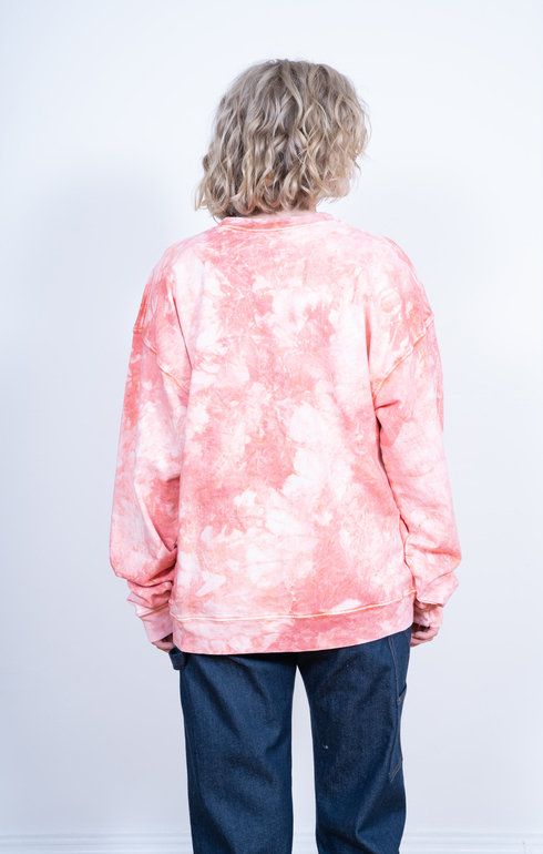 French Terry Cropped Sweatshirt Pink
