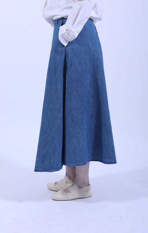 Bea Skirt Denim Iceberg