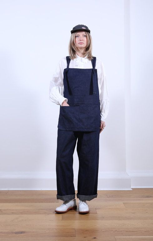 Carpenter Work Denim Overalls Indigo