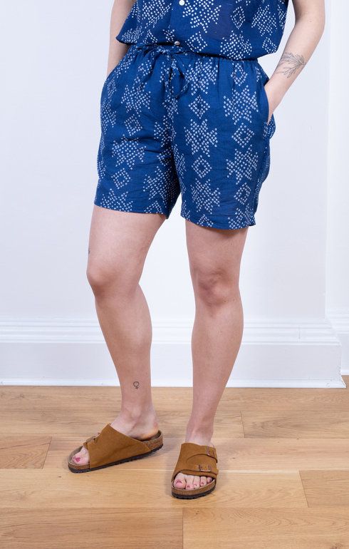 Alghero Shorts Banghani Indigo