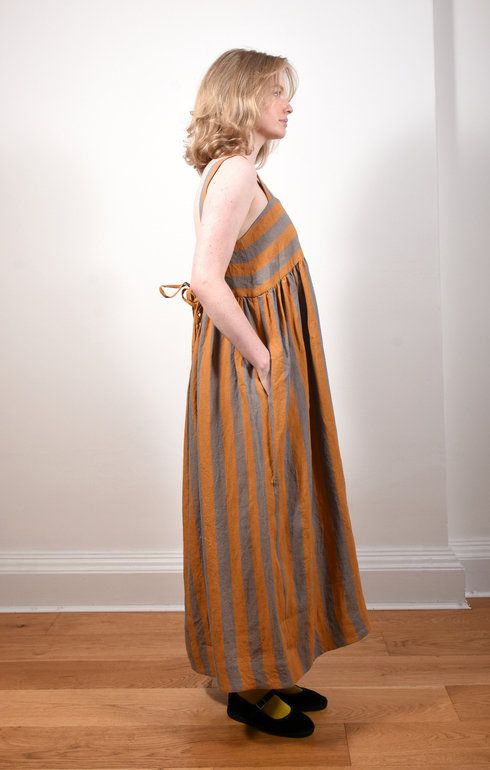 Elba Dress Bronze/Jeans