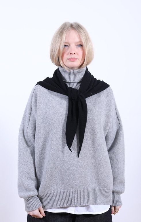 Cashmere Neckerchief Black