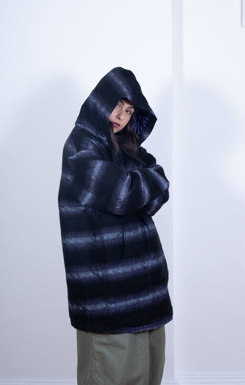 Pullover Parka - Black Gradation Jacquard