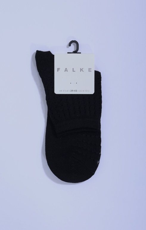 Beach Drop Short Sock Black