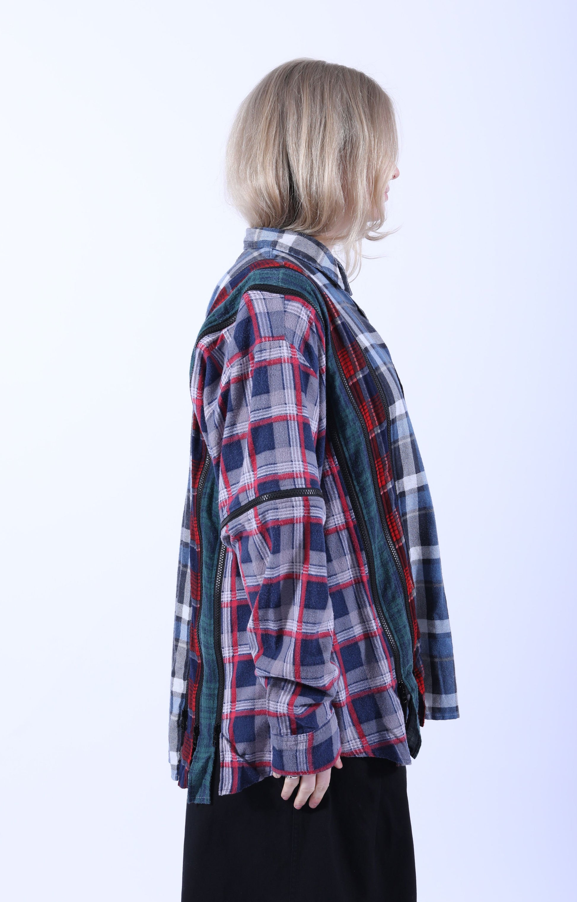 Rebuild By Needles Flannel Shirt Zips #1