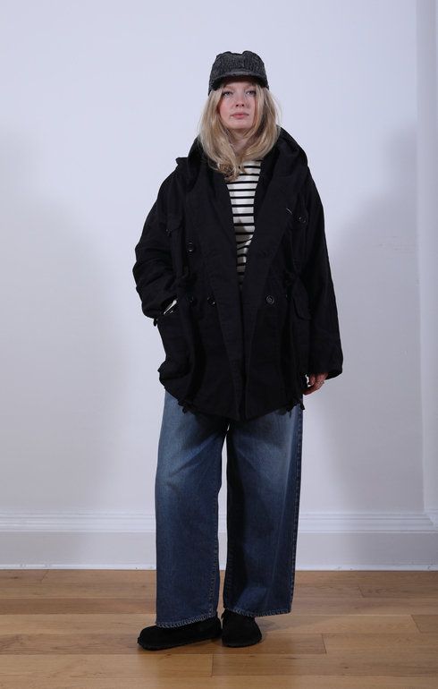 Katsuragi Ring Coat Black
