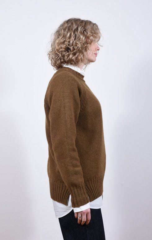 Meri Raglan Crew Corteccia