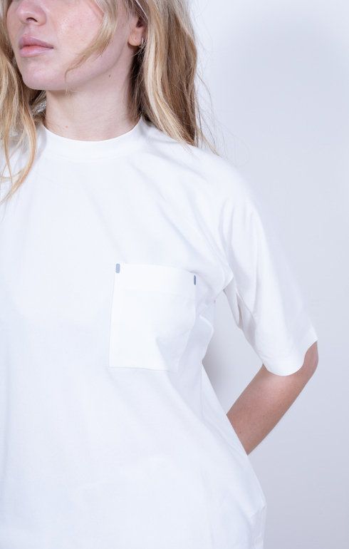Plain Base SS Tee White