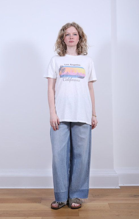 LA California Tee White