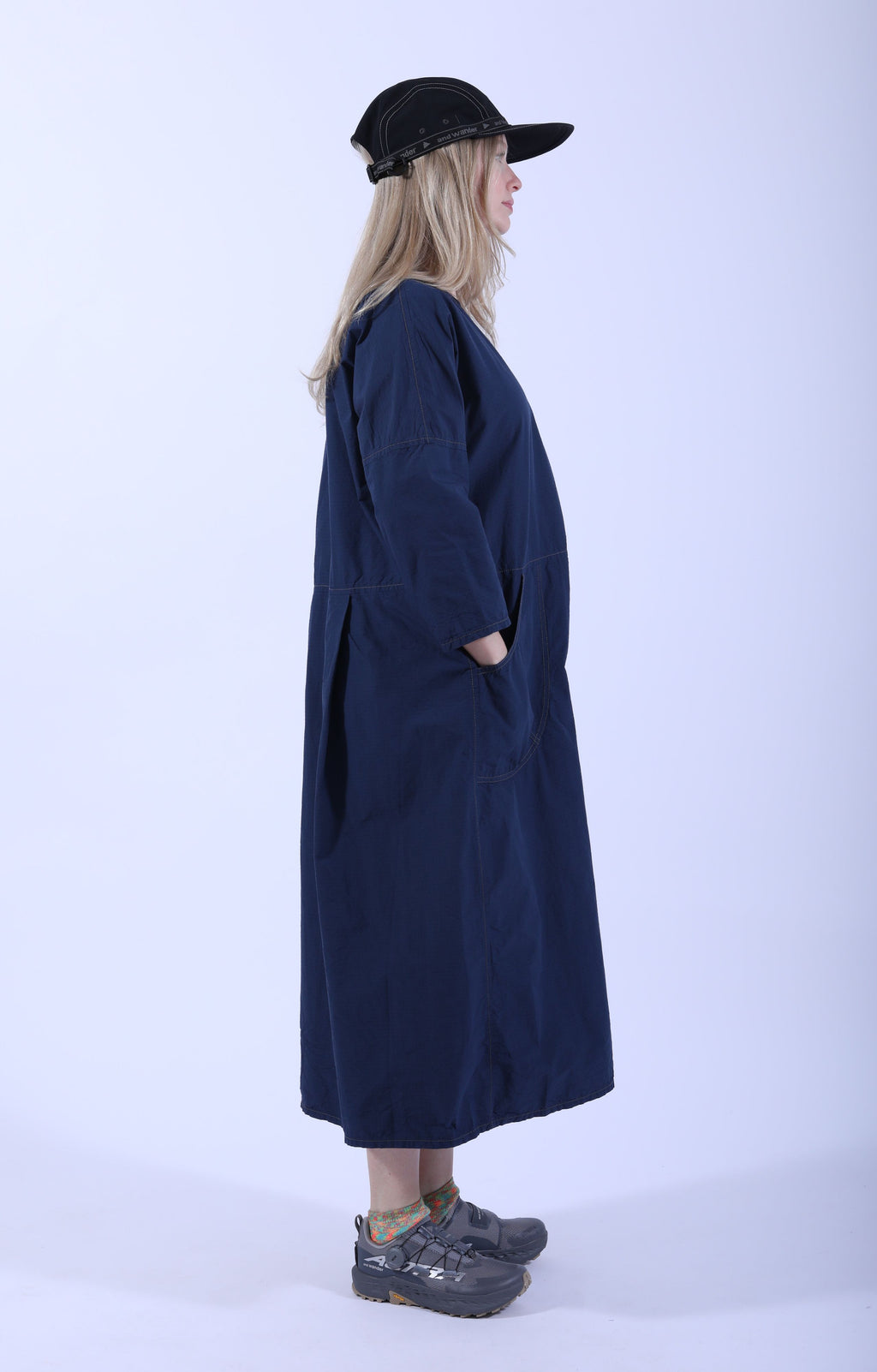 Cordura Rip Dress Blue
