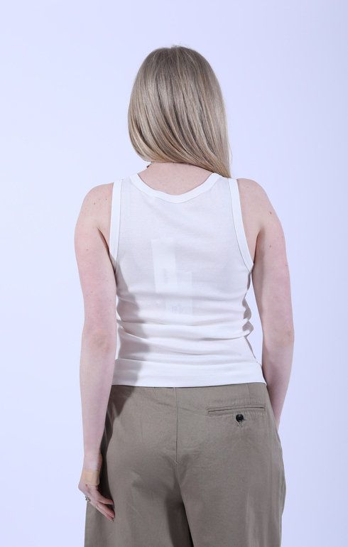 Rib Tank Off White