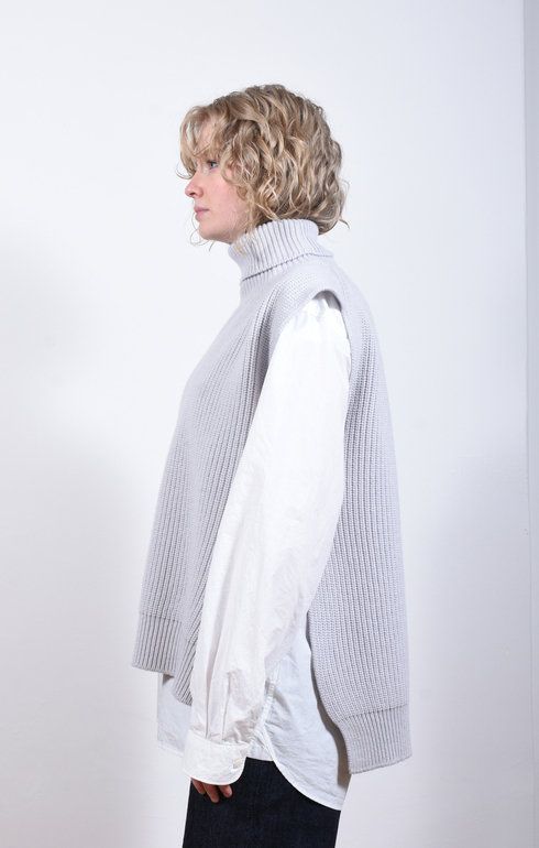 Meri Roll Neck Tabard Sasso