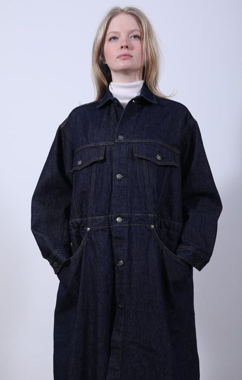 Denim Coat One Wash