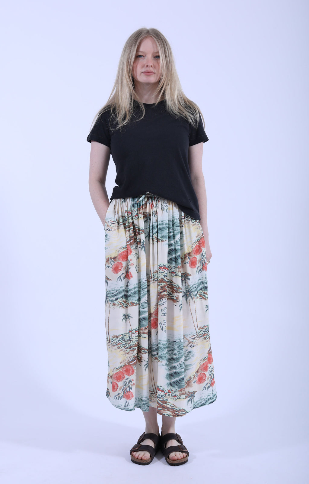 Hawaiian Gathered Skirt