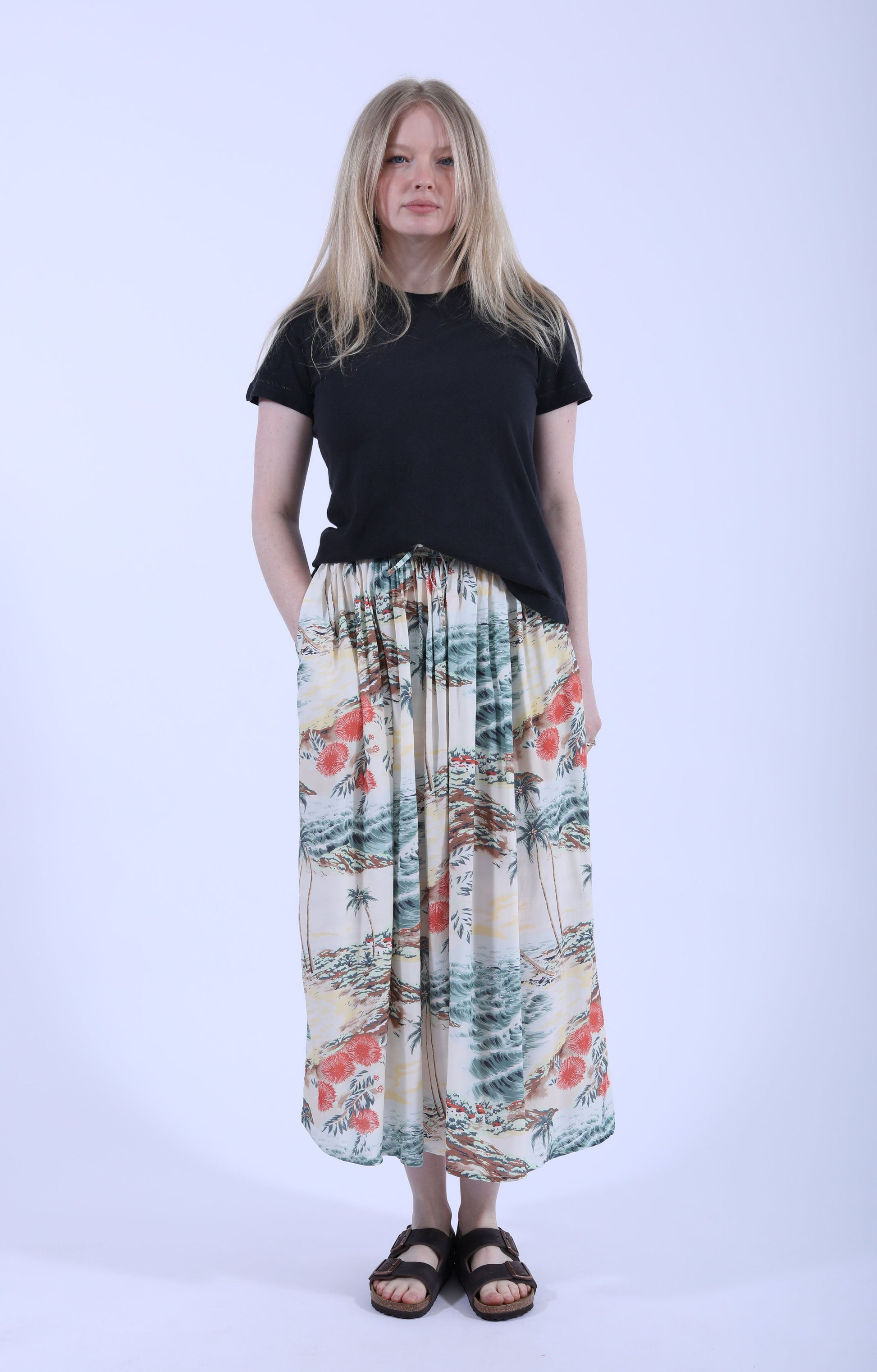 Hawaiian Gathered Skirt