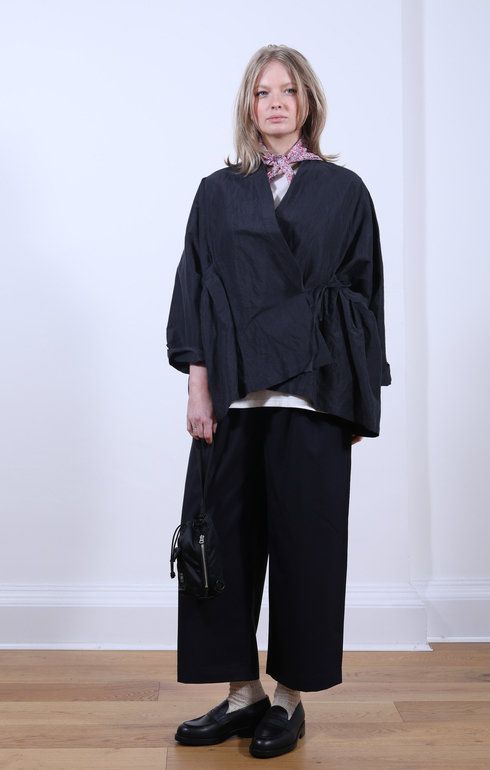 Kediya Cloth Jacket Black/Navy