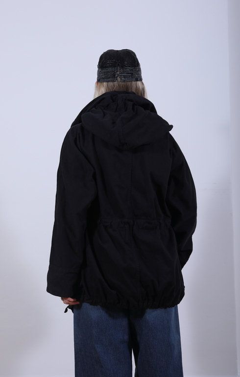 Katsuragi Ring Coat Black