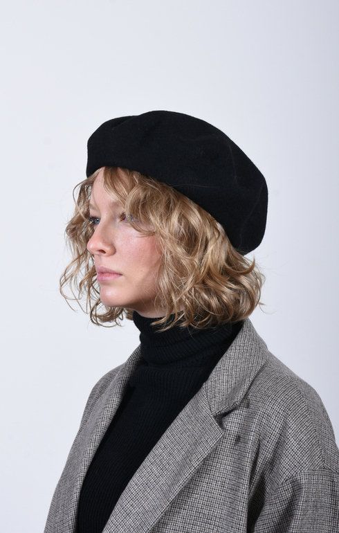 Basque Beret 10.5in Black