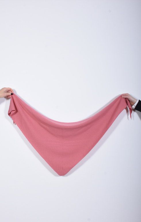 Cashmere Neckerchief Sand Rose