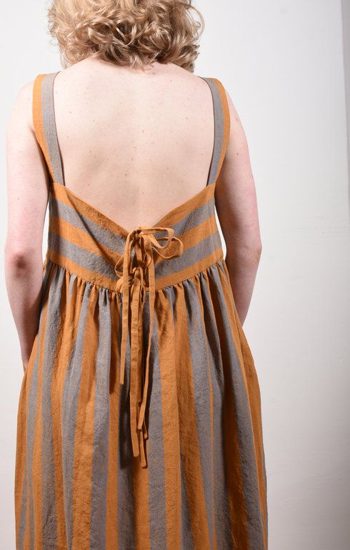 Elba Dress Bronze/Jeans