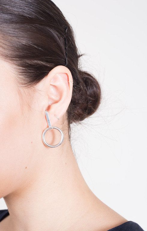 Earring Trail Loop Silver