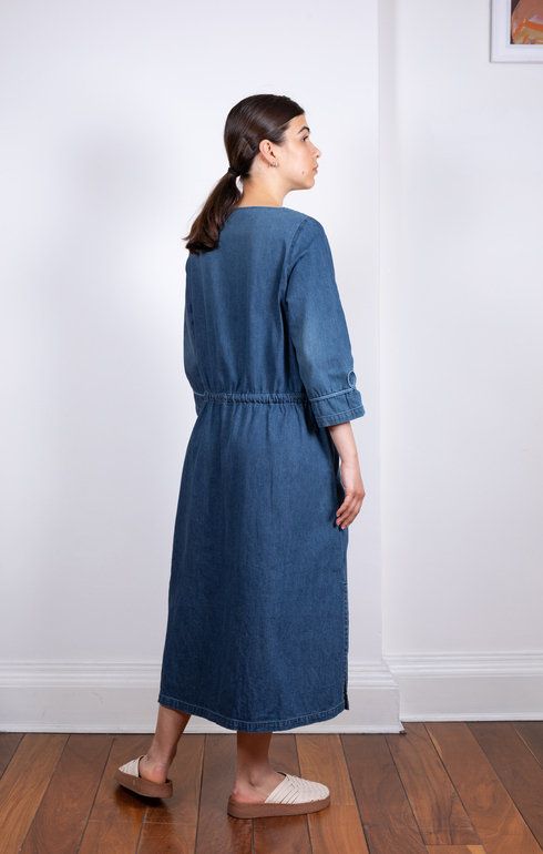 8oz Denim NAPOLEON Tunic Dress Pro