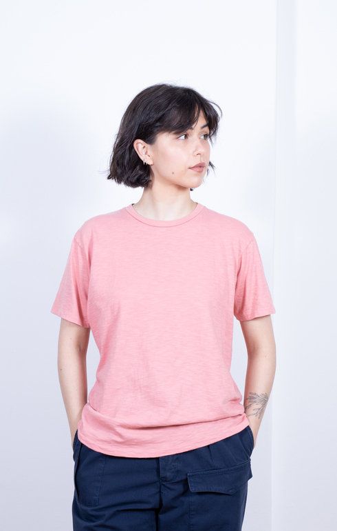 Rolled SS Regular Tee Peach