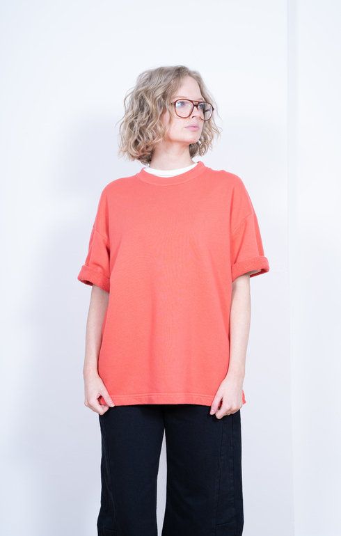 SS Crew Big Tee 8oz Raspberry