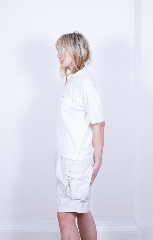 Plain Base SS Tee White