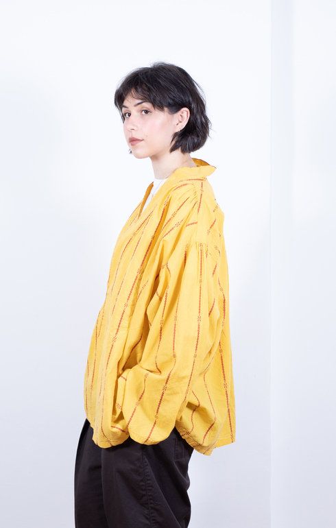 Co/Li Siamese Stripe Kenya Shirt Yellow