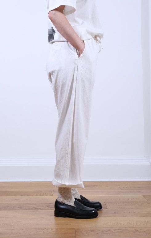 Easy Field Trousers White Denim