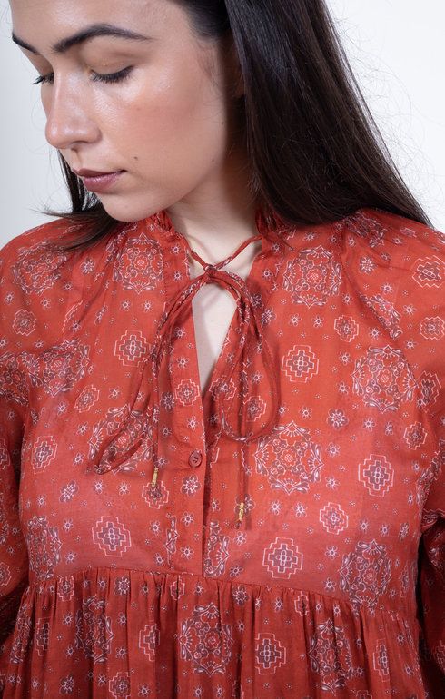 Dress Edine Brick