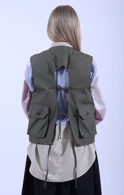 C-1 Vest Olive Iridescent
