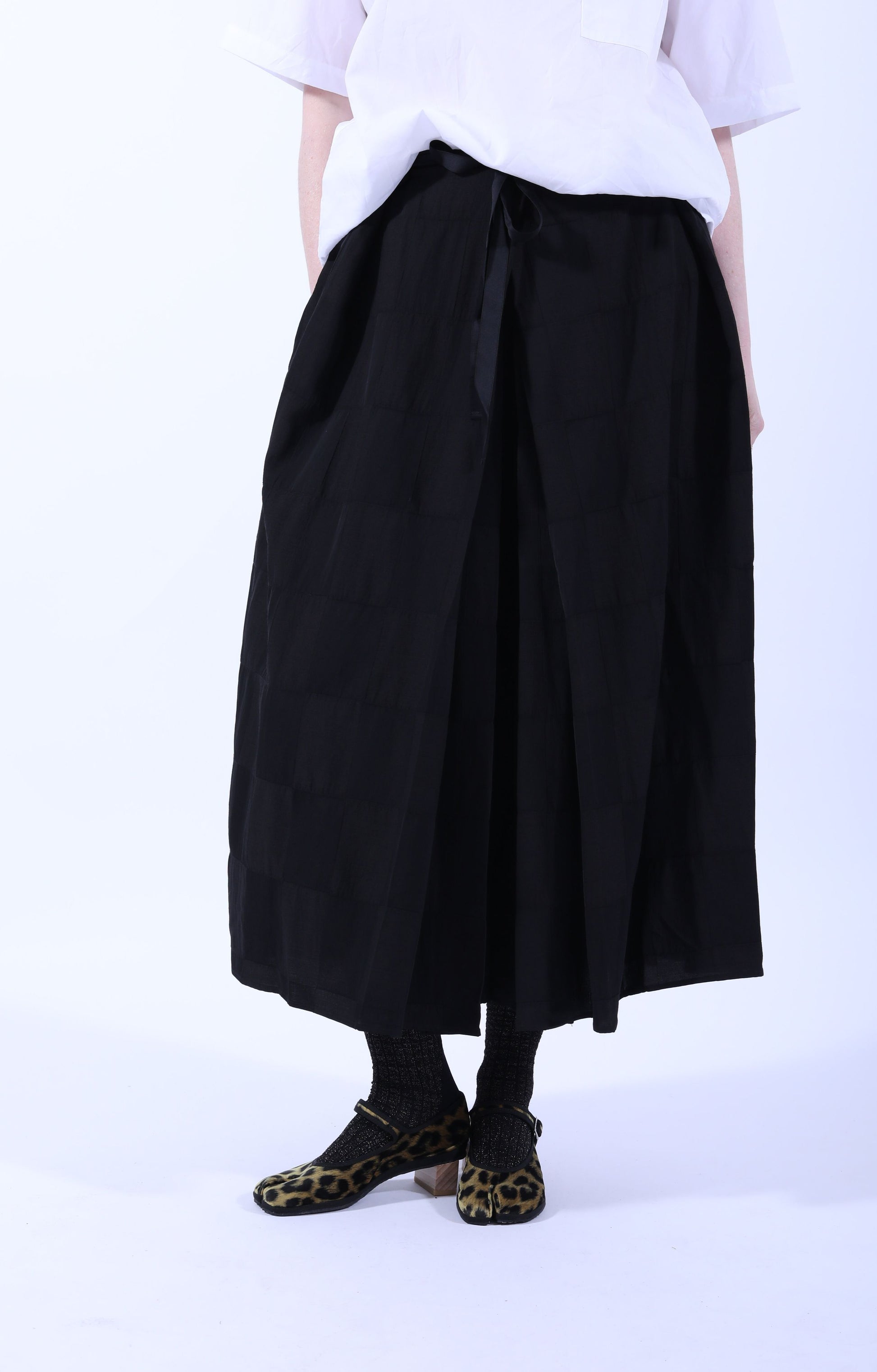 Hakama Pant Jacquard Black