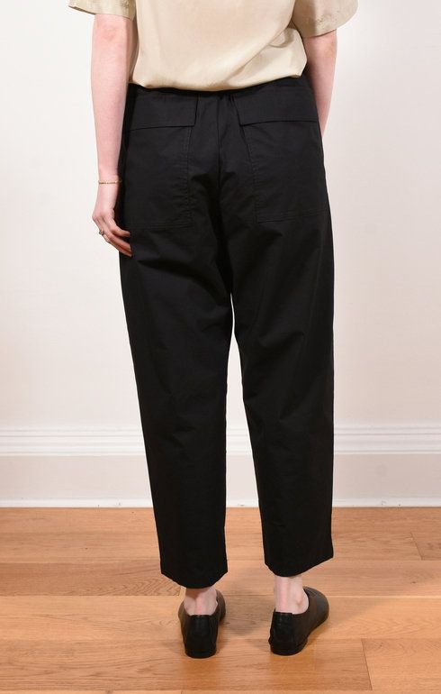 Trousers Gonghi Vion Nero