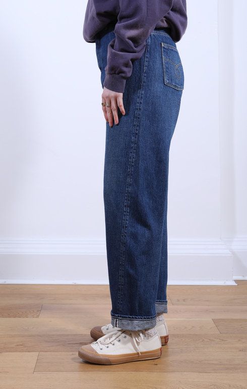 High Waist Selvedge Denim Used 95 Pants Jasmin