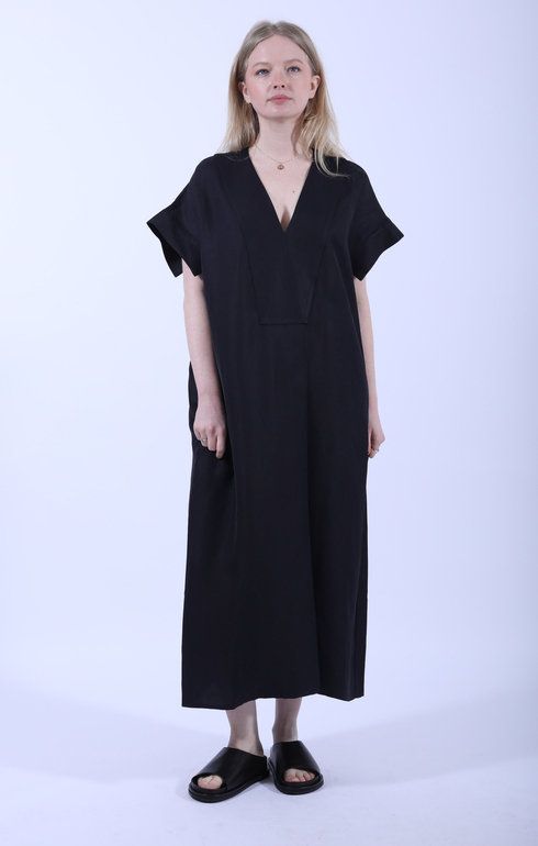 Cley Dress Darkest Navy