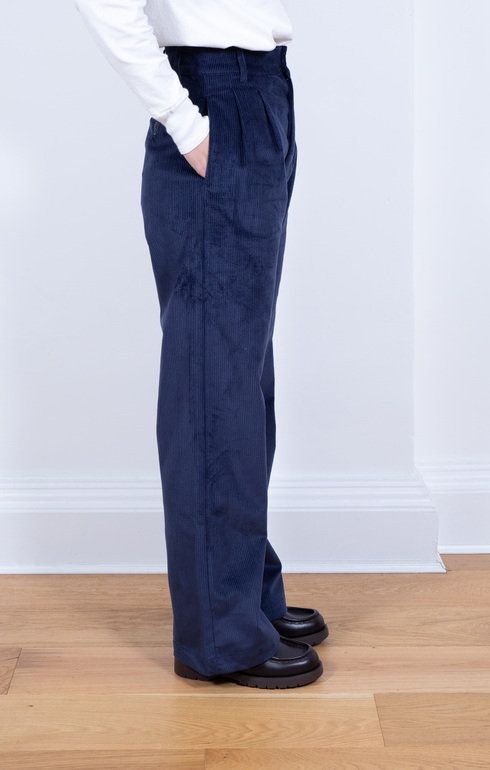 Luitenant Pants Corduroy Navy