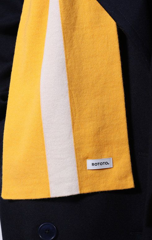 School Boy Muffler Scarf Yellow