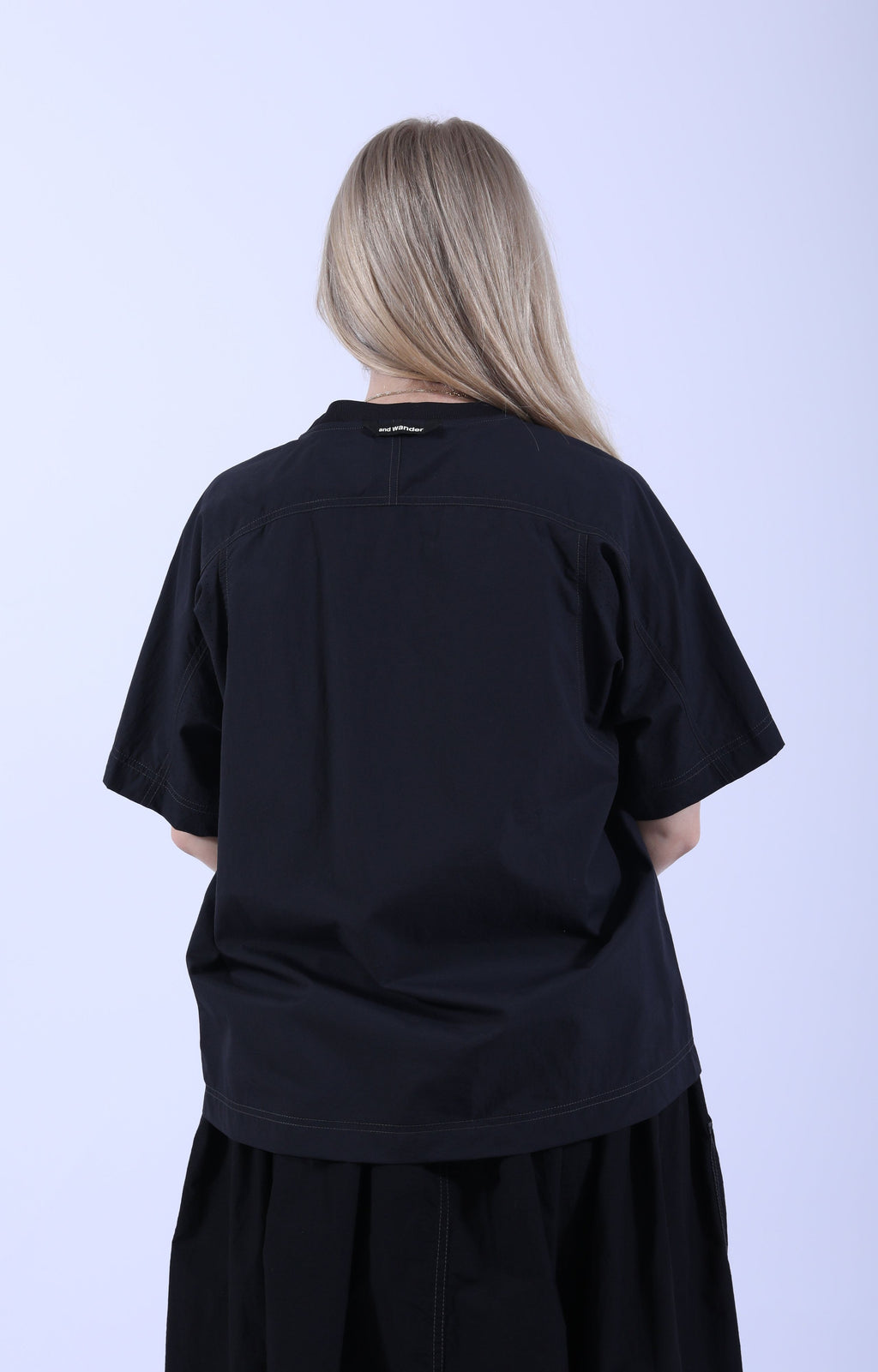 Stretch Ripstop Pullover Black