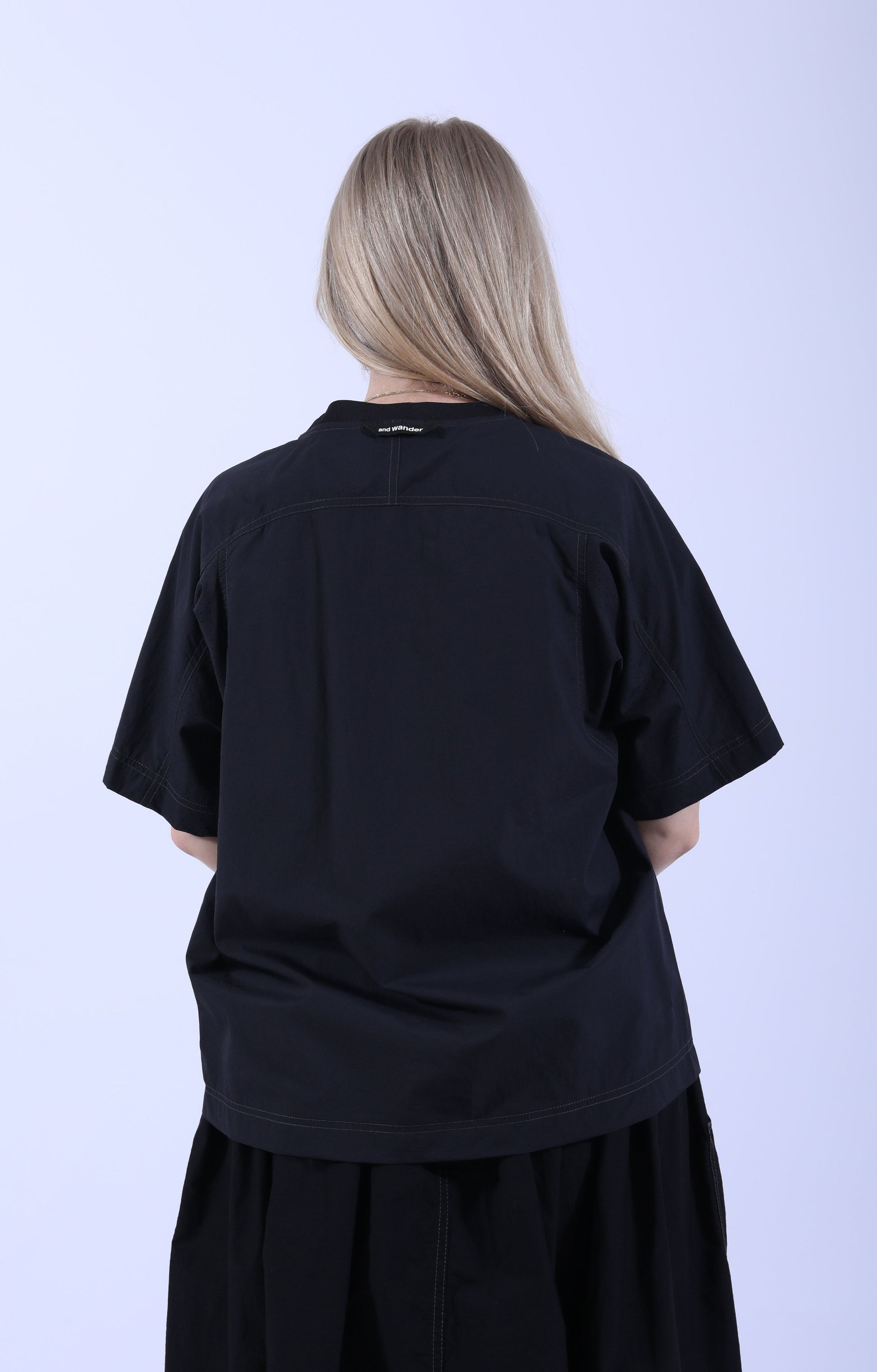 Stretch Ripstop Pullover Black