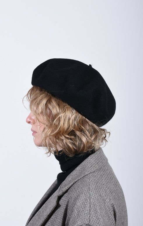 Basque Beret 10.5in Black