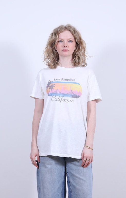 LA California Tee White