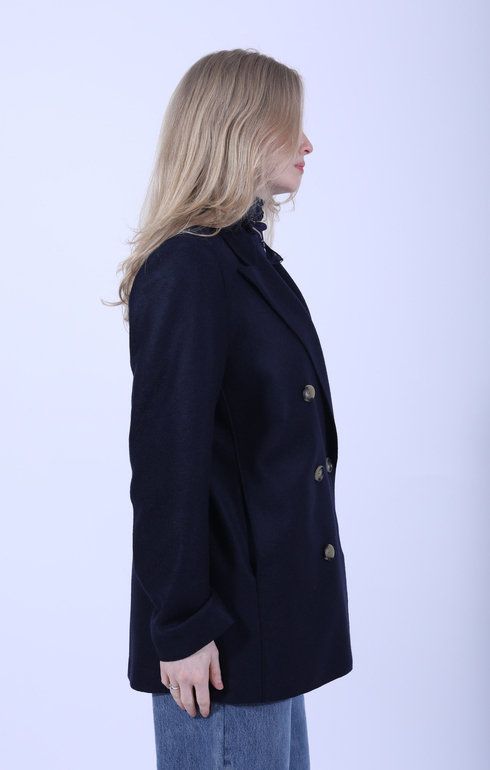 Slouchy Peacoat Navy Blue