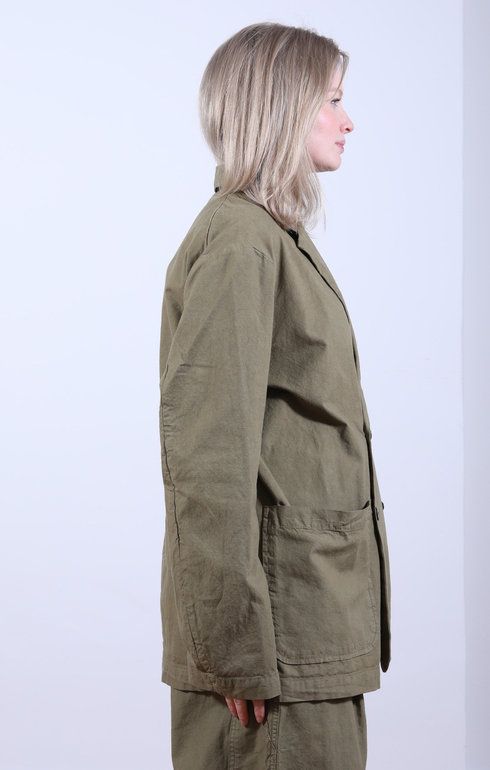 G.O.D. Cotton Linen Blazer Elmwood