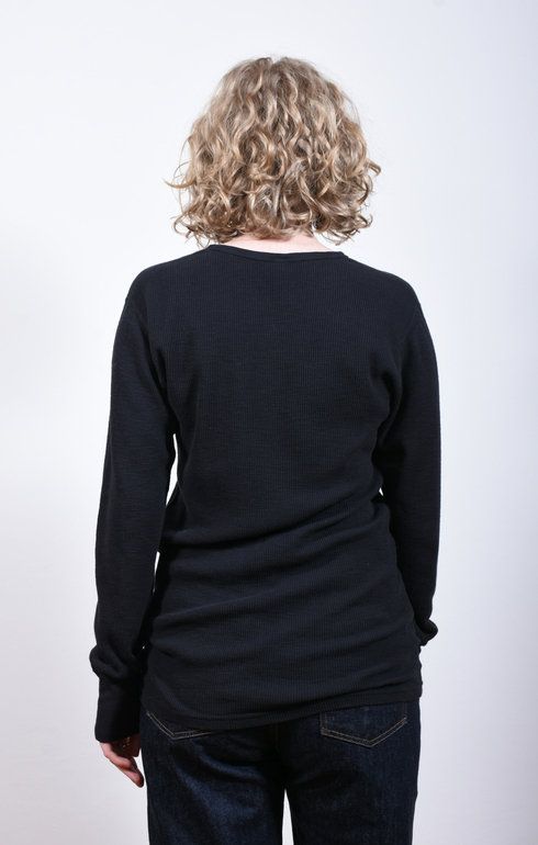 1Pac Slub Thermal Tee Black