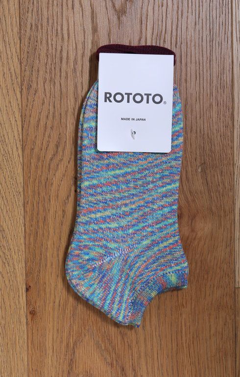 Washi Pile Short Sock Bloom